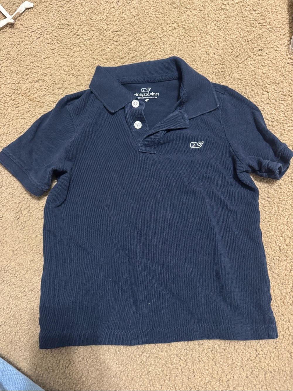 vineyard vines Navy Boys' 4T Classic Polo Shirt